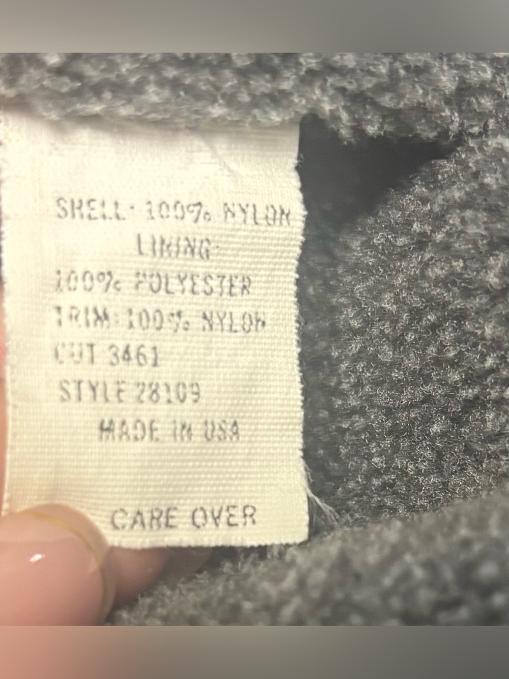 Patagonia Fleece Lined Jacket Size 11/12 Made in USA Synchilla Purple Zip - Picture 5 of 16